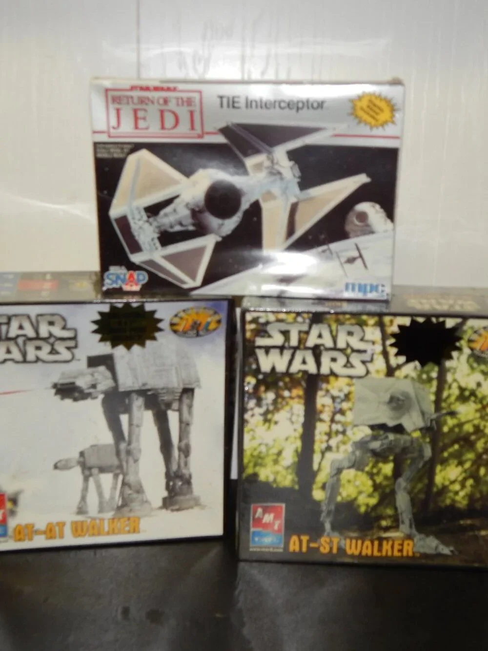 Lot of 3 Vintage Star Wars Models Vehicles Never Opened